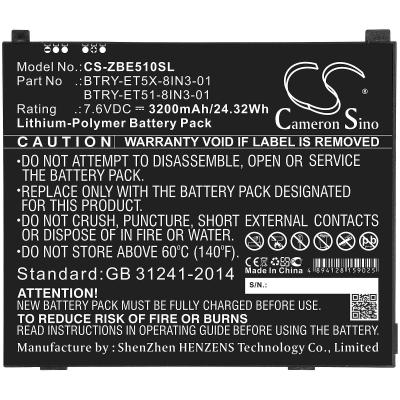 Zebra ET51/56 Ersatzakku 8'' 3300mAh für Windows Tablets