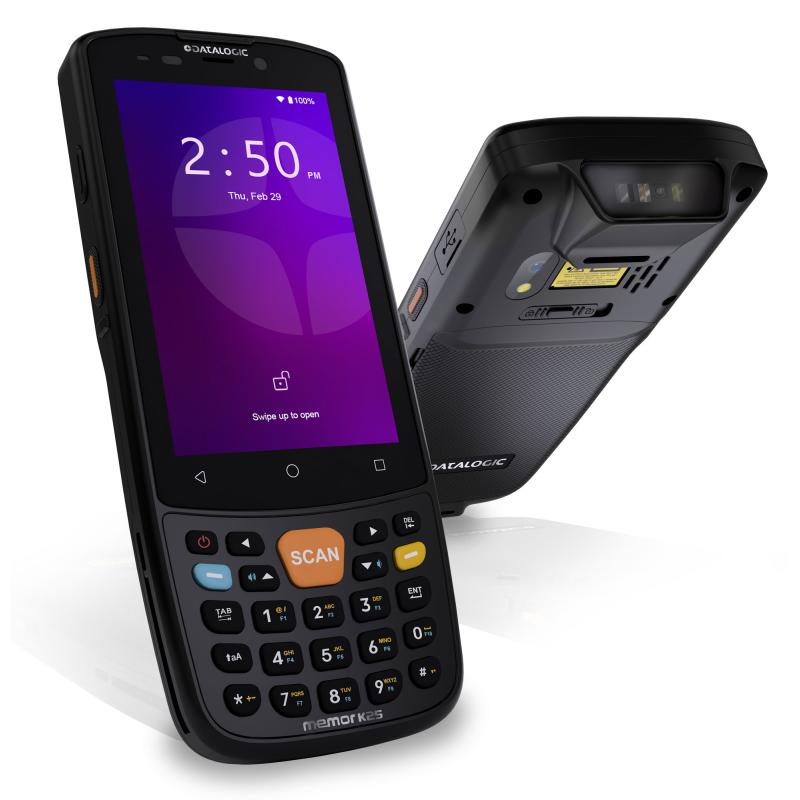 Datalogic Memor K25, 2D, Area Imager, 10,5cm (4''), RTC, USB-C, BT (BLE), WLAN, 4G, NFC, Android, GM