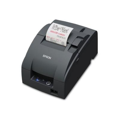 Epson TM-U220IIB, ERC38B, Cutter, RS232, dunkelgrau