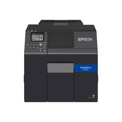 Epson ColorWorks CW-C6000Pe, matte black ink, Peeler, Disp., USB, Ethernet, schwarz