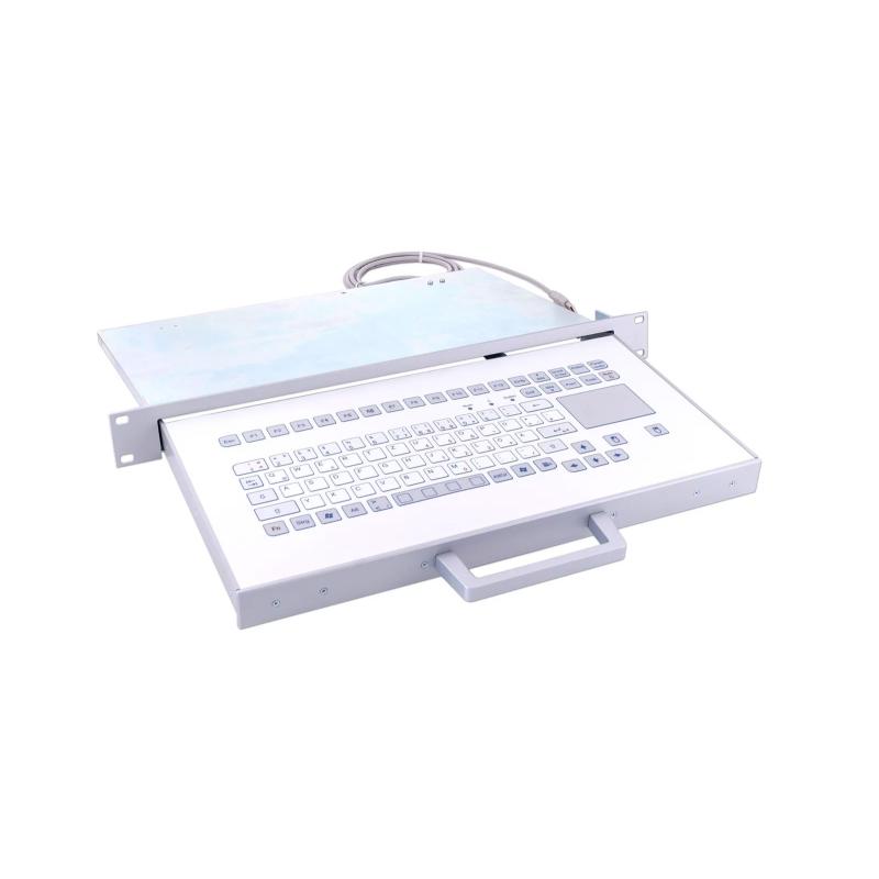 Tastatur InduDur® 088c Touch Schubl TKS-088c-TOUCH-SCHUBL-USB-DE IP65