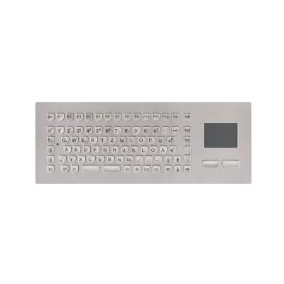 Tastatur InduSteel® 084 Touch Modul TKV-084-TOUCH-MODUL-USB-DE IP65 Front