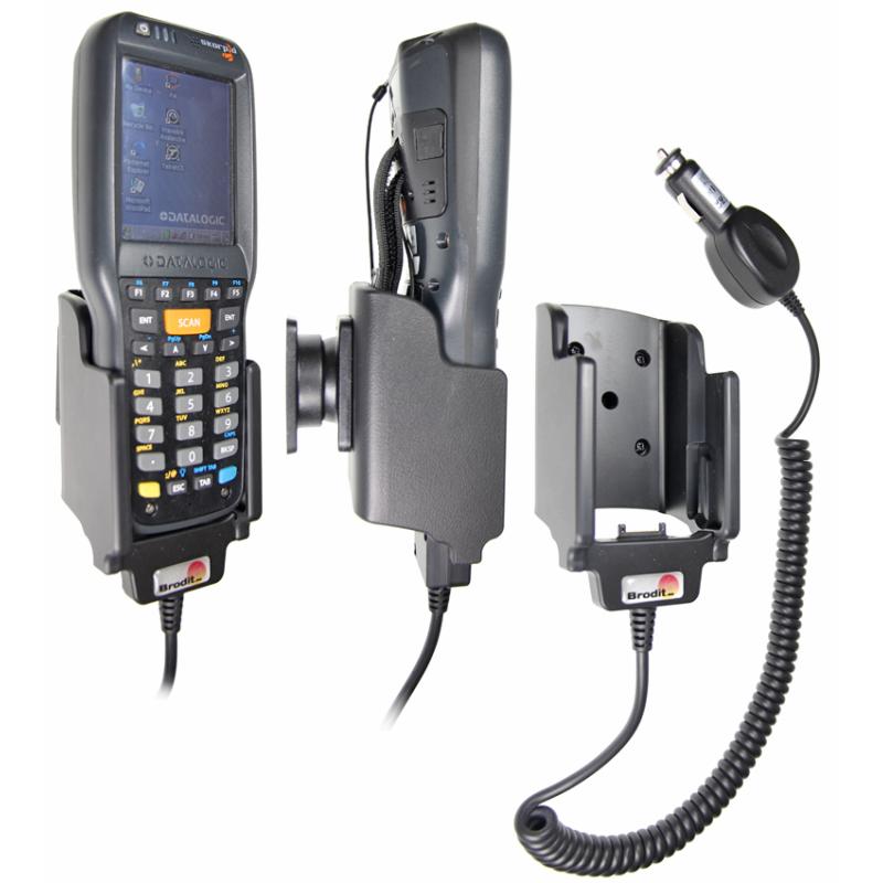 KFZ-Ladestation, Kugelgelenk (Tilt Swivel), inkl.: KFZ-Netzteil (12/24 V), passend f&uuml;r: Skorpio X3,