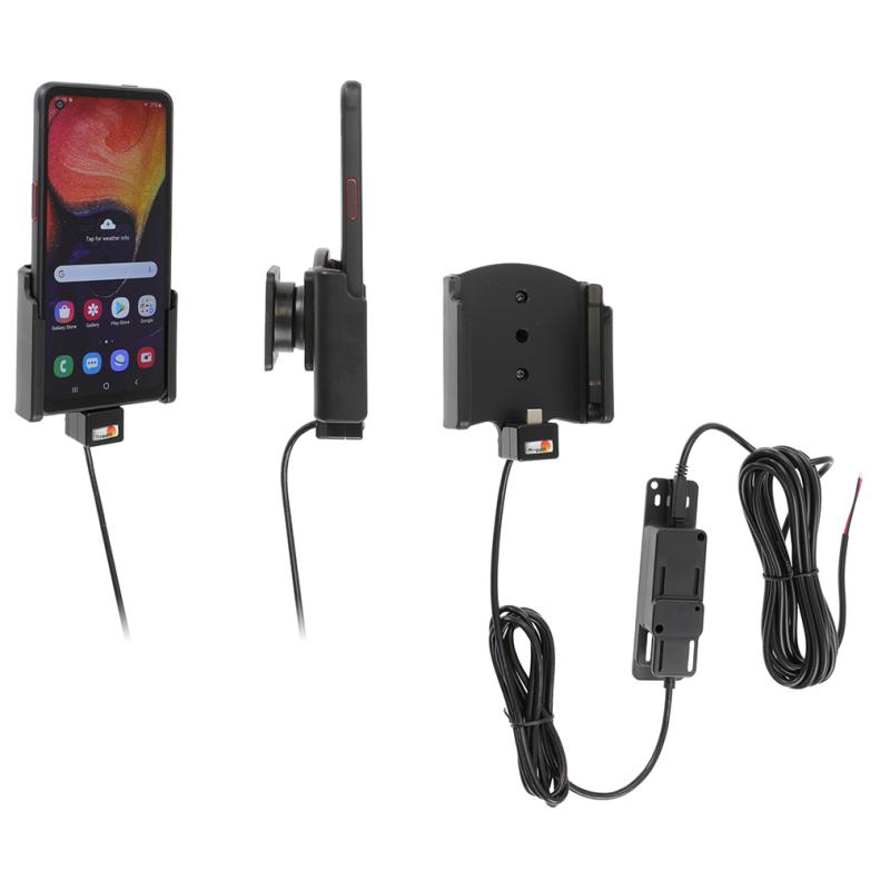 Fahrzeughalterung, zum Festeinbau, aktiv, passend f&uuml;r: Samsung Galaxy Xcover Pro