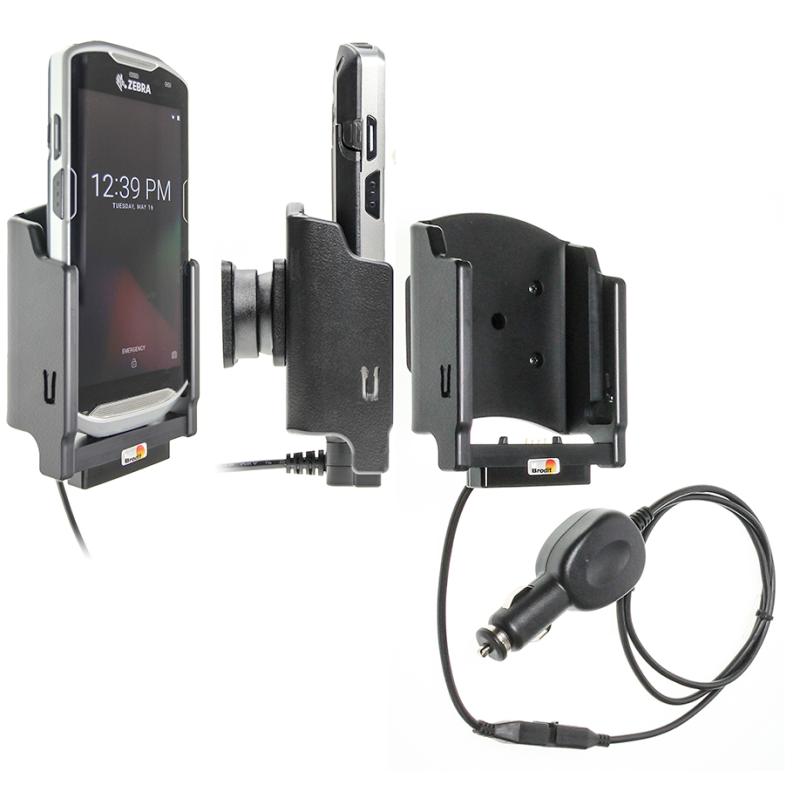 Brodit Aktiv Halterung mit Zigarettenanz&uuml;nder-Stecker - Zebra TC51
