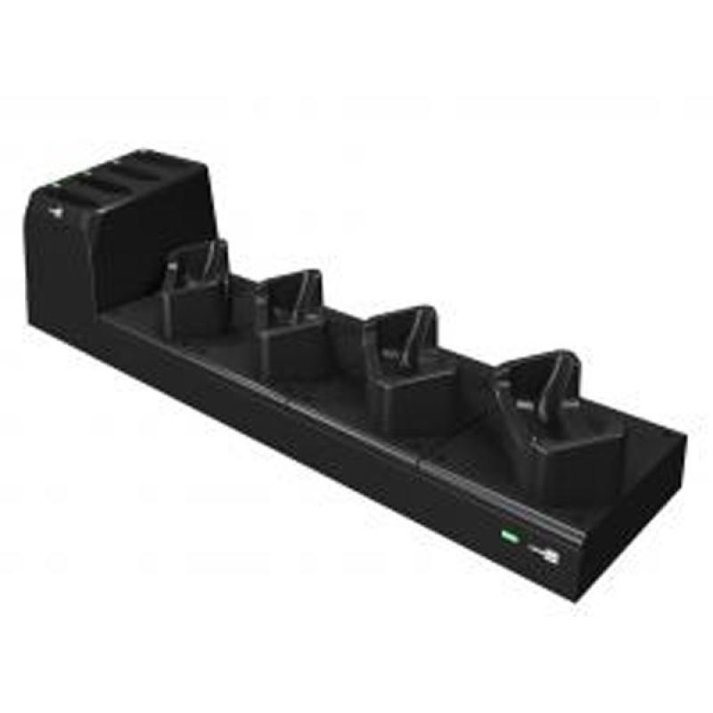 CipherLab RS50/RS51 4-fach Lade-/&Uuml;bertragungsstation inkl. Zusatzakkuladeschacht, EU Adapter, NT