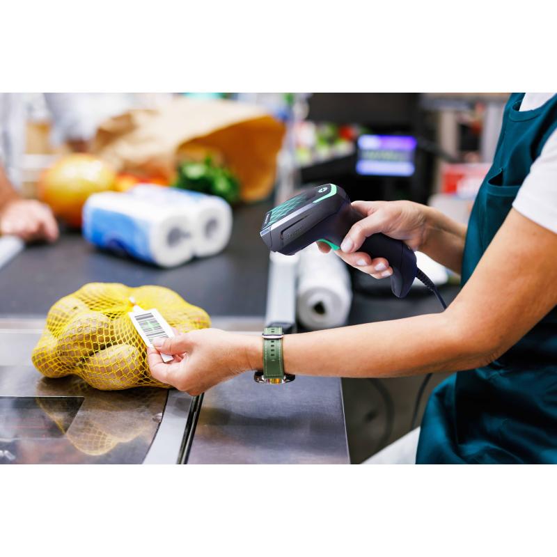 Datalogic Gryphon GD4600, 2D, HP, Multi-IF, Kit (USB), schwarz