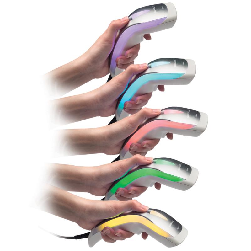 Datalogic Heron HD3130, 1D, Multi-IF, Kit (USB), wei&szlig;