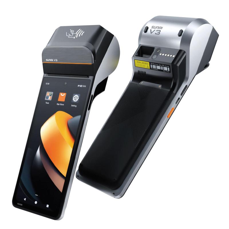 Sunmi V3 PLUS, 2D, A14 GMS EDLA, USB-C, BT, WLAN, eSIM, 4G, NFC