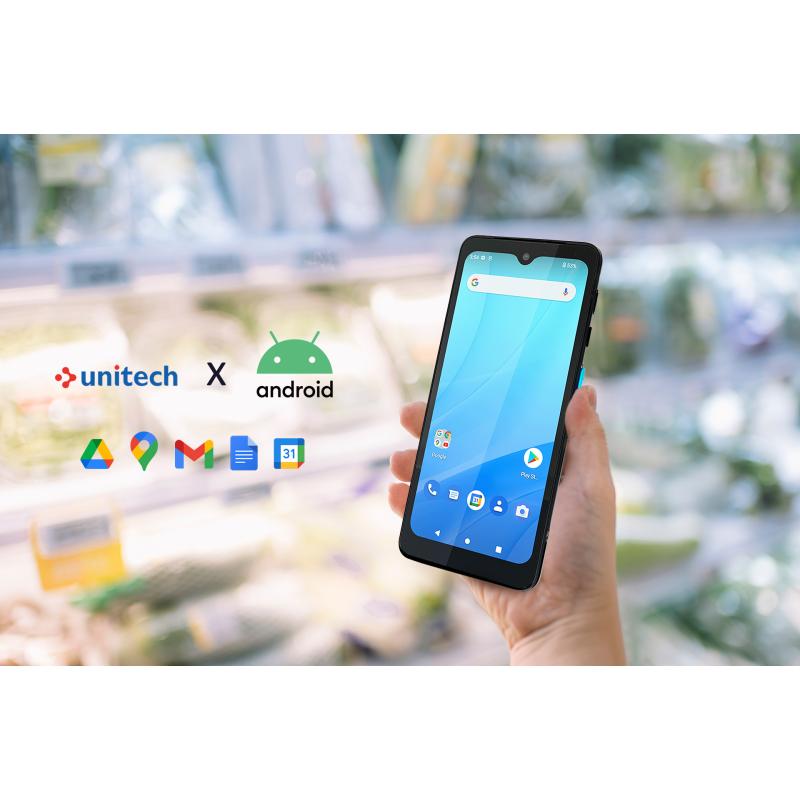 PA768 with (pre-installed) bumper, Android 12, 2D FlexRange (N6803FR), 6G/64GB, WLAN 6E, 2x2 MU-MIMO