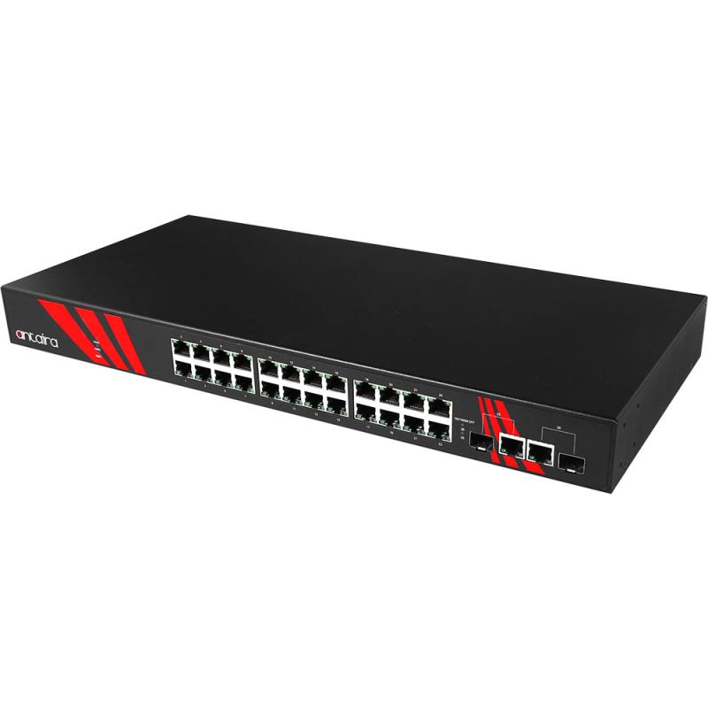 26-Port Managed POE+ Switch, 2 x SFP